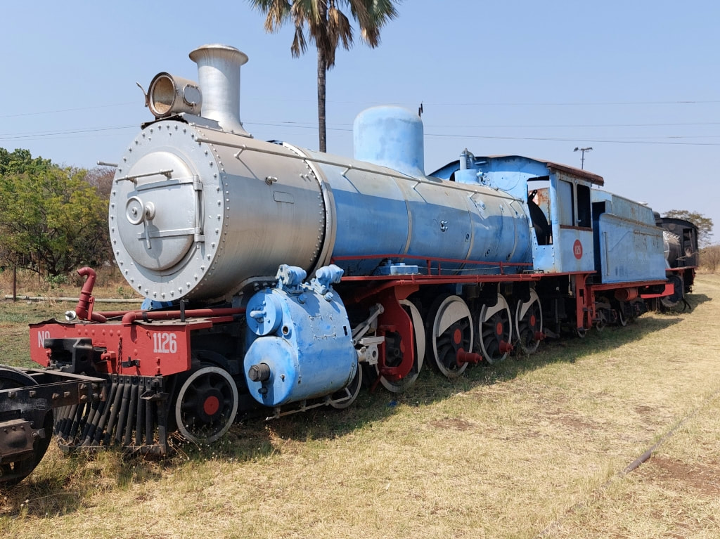 Backpacking in Zambia: Touring the Railway Museum in Livingstone