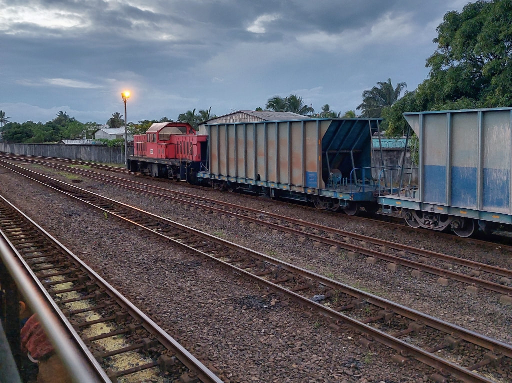 Freight train in Madagascar