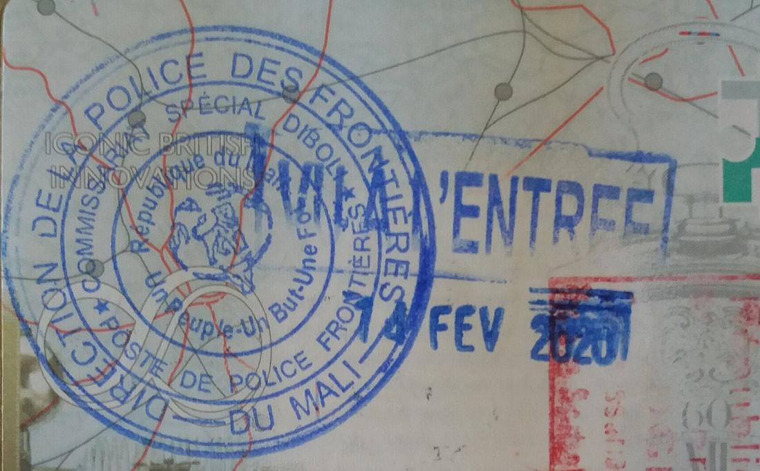 Mali entry stamp
