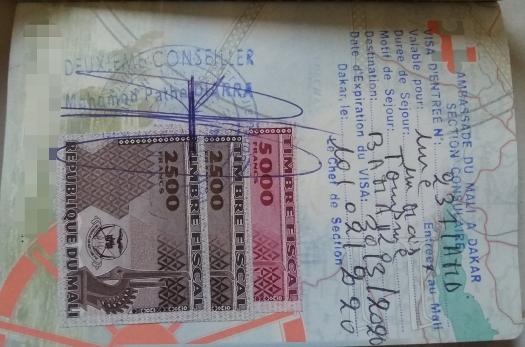 Mali visa, Dakar, Senegal