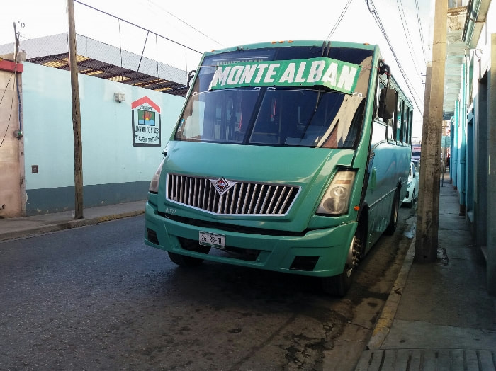 Transportation to Monte Alban Oaxaca Mexico