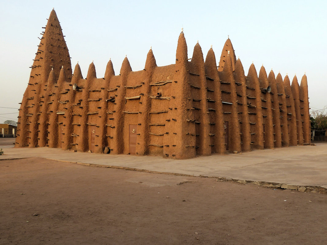 Mud Mosque Kong Ivory Coast Cote d'Ivoire