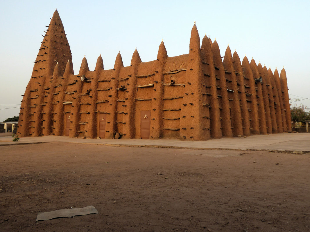 Mud Mosque in Kong Ivory Coast Cote d'Ivoire