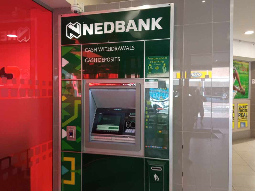 NEDBANK ATM in South Africa