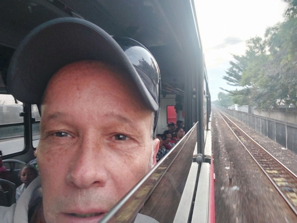 Travelling on the Dia Tsara Train from Toamasina to Brickaville in Madagascar