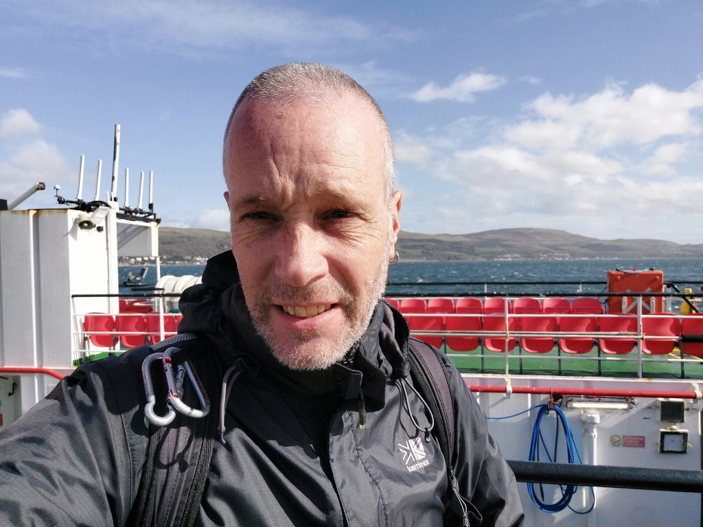 on the ferry to largs