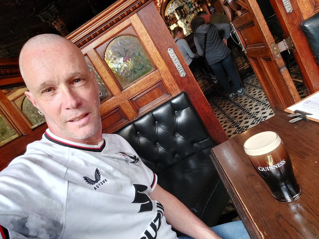 Guinness at The Crown Bar in Belfast