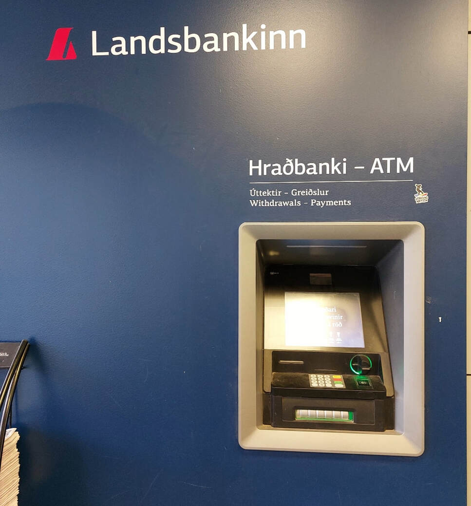Landsbankinn ATM in Iceland