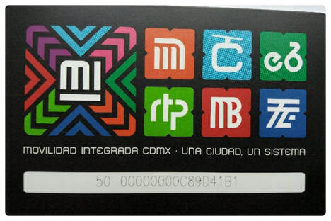 Mexico City metro card