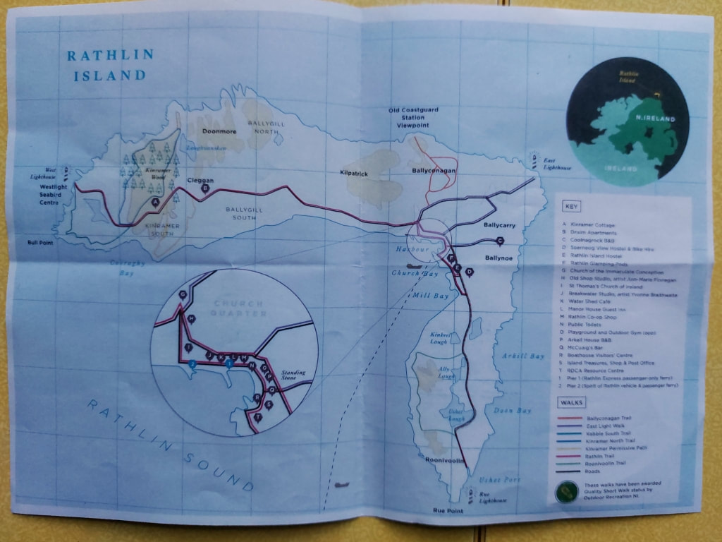 Rathlin Island Map