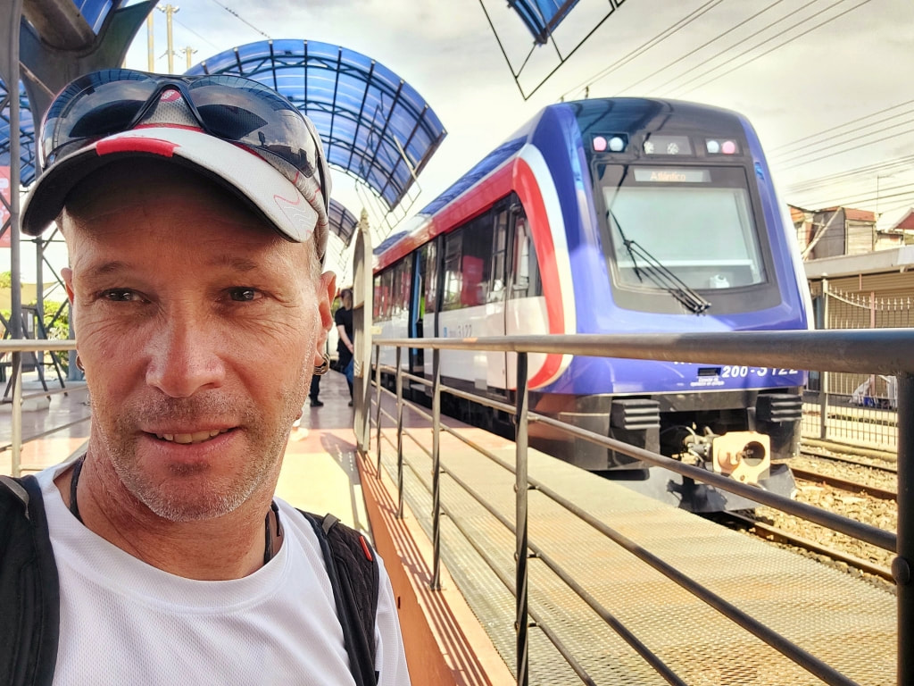 San Jose to Cartago by train