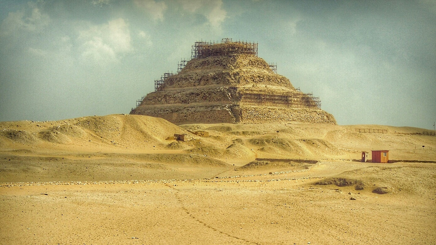 Step Djoser Pyramid Saqqara Egypt