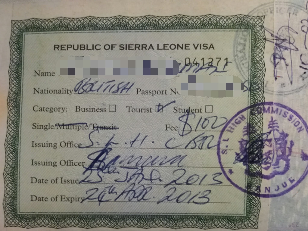 Sierra Leone visa Banjul Gambia