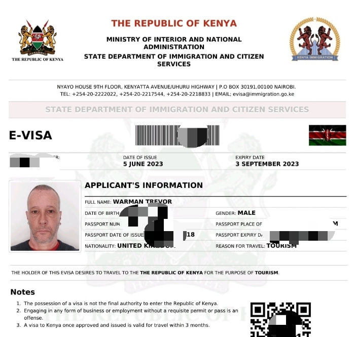 E-Visa for Kenya