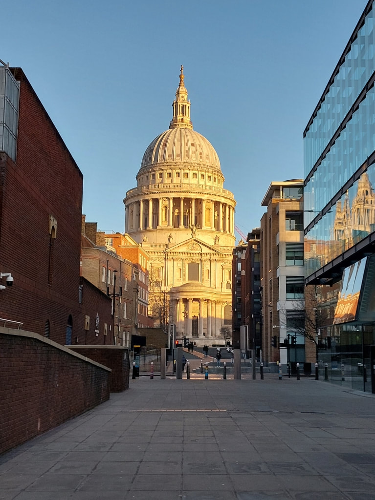 St Paul's Cathedral from Millennium Bridge