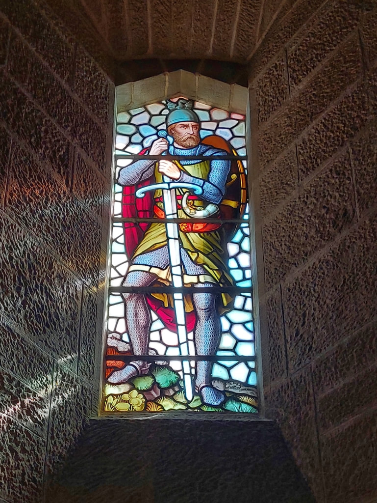 William Wallace stained glass window