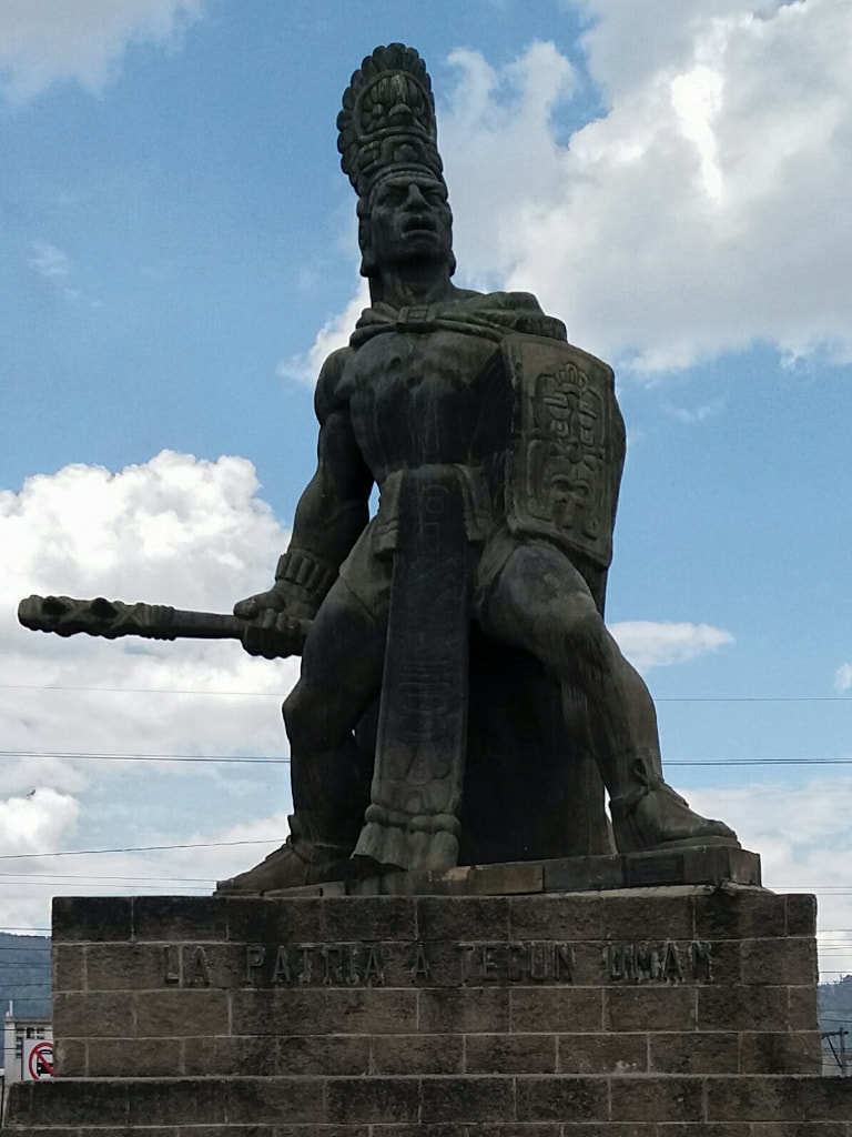 Tecun Uman Statue Quetzaltenango