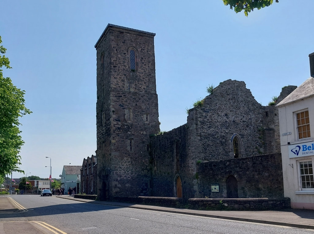 Priory of saint columba in Newtownards
