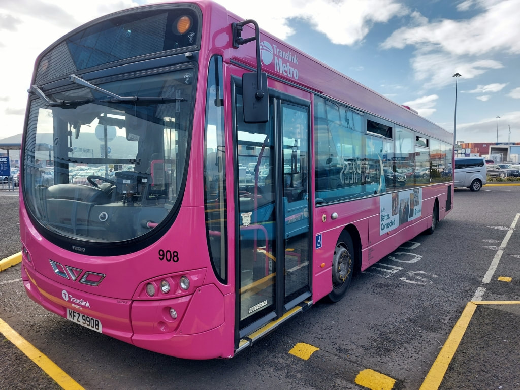 Translink 96 bus Belfast
