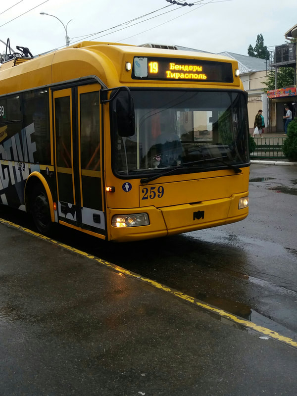 Trolleybus #19 Tiraspol to Bender