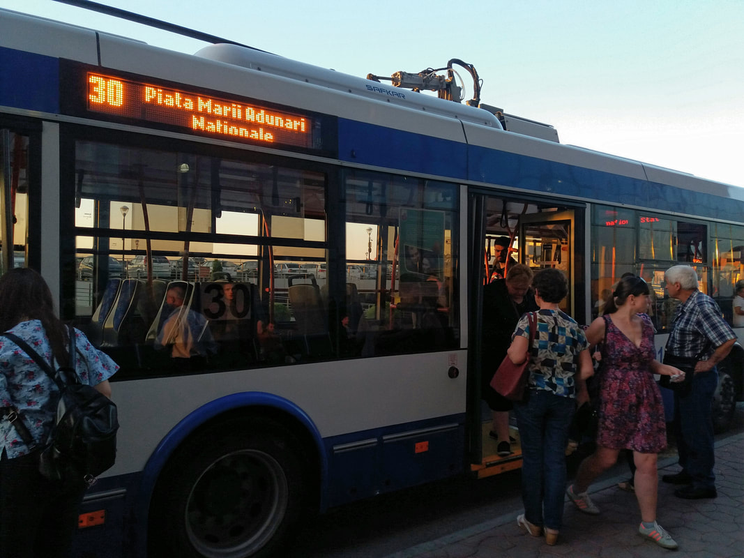 trolleybus # 30 Chisinau airport