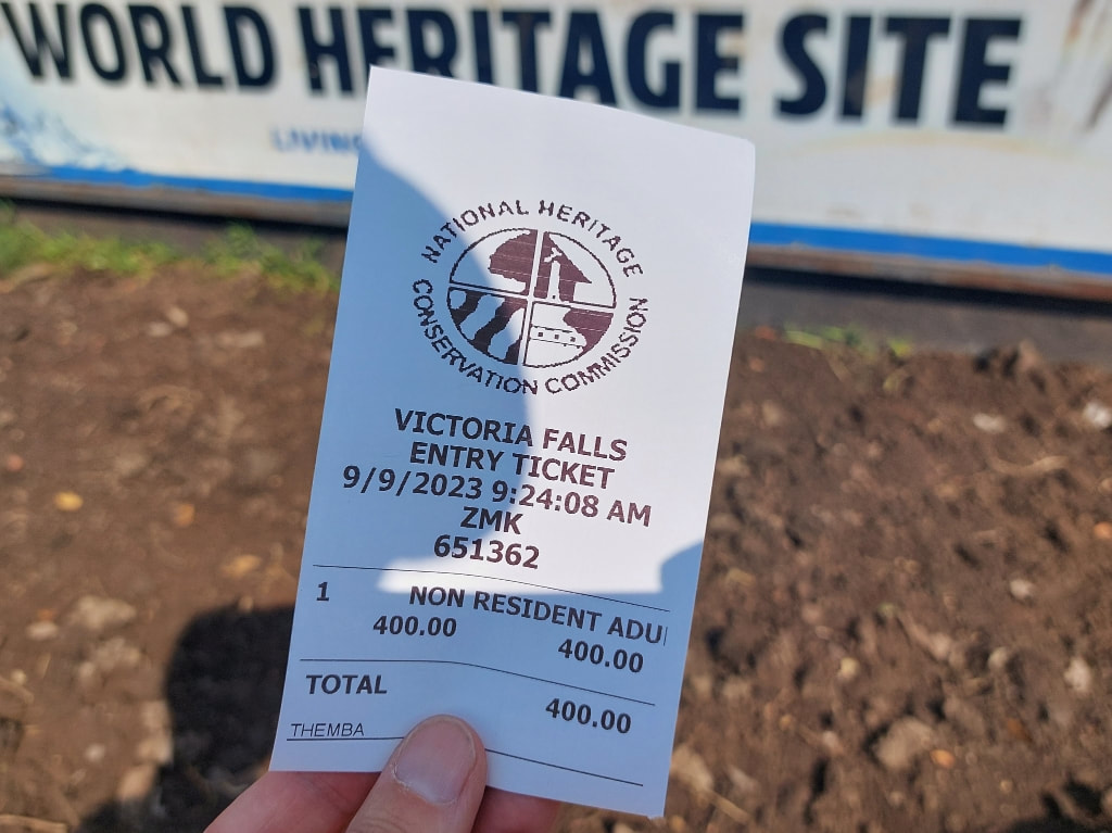 Victoria Falls ticket