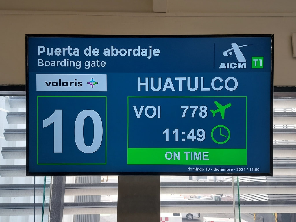 Volaris 778 CDMX to Huatulco