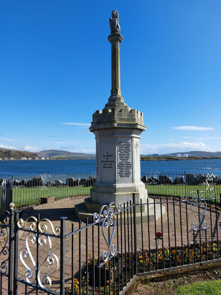 war memorial, Isle of cumbrae
