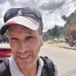 Nomadic Backpacker crossing the border at Corinto