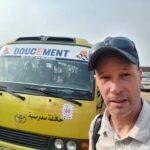 Nomadic Backpacker taking a Doucement Express bus from Bujumbura to Gitega