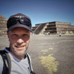 How to Get from Mexico City to Teotihuacan by Bus Nomadic Backpacker at the pyramids in Teotihuacan