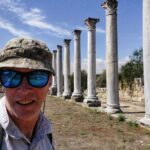 Exploring the Ancient City of Salamis - Northern Cyprus Nomadic Backpacker at the ruins of the ancient city of Salamis in Northern Cyprus