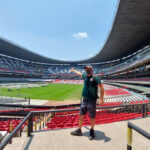 Countries Visited According to FIFA Nomadic Backpacker at the Azteca Stadium in CDMX