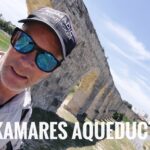 Visiting Kamares Aqueduct (Bekir Pasha Aqueduct) - Cyprus Nomadic Backpacker at the Kamares Aqueduct in Cyprus