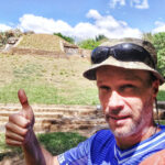 Touring the Casa Blanca Archaeological Site - Chalchuapa - El Salvador Nomadic Backpacker visiting the Casa Blanca Archaeological Site in Chalchuapa, El Salvador
