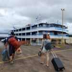 How to Take the Slow Boat from Tabatinga to Manaus (Amazon Cargo Boat Guide) Boarding the Monteiro II ferry