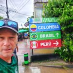 Tres Fronteras sign in Leticia
