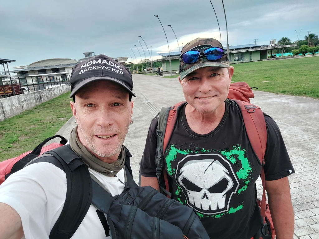 Walking from the airport to Leticia