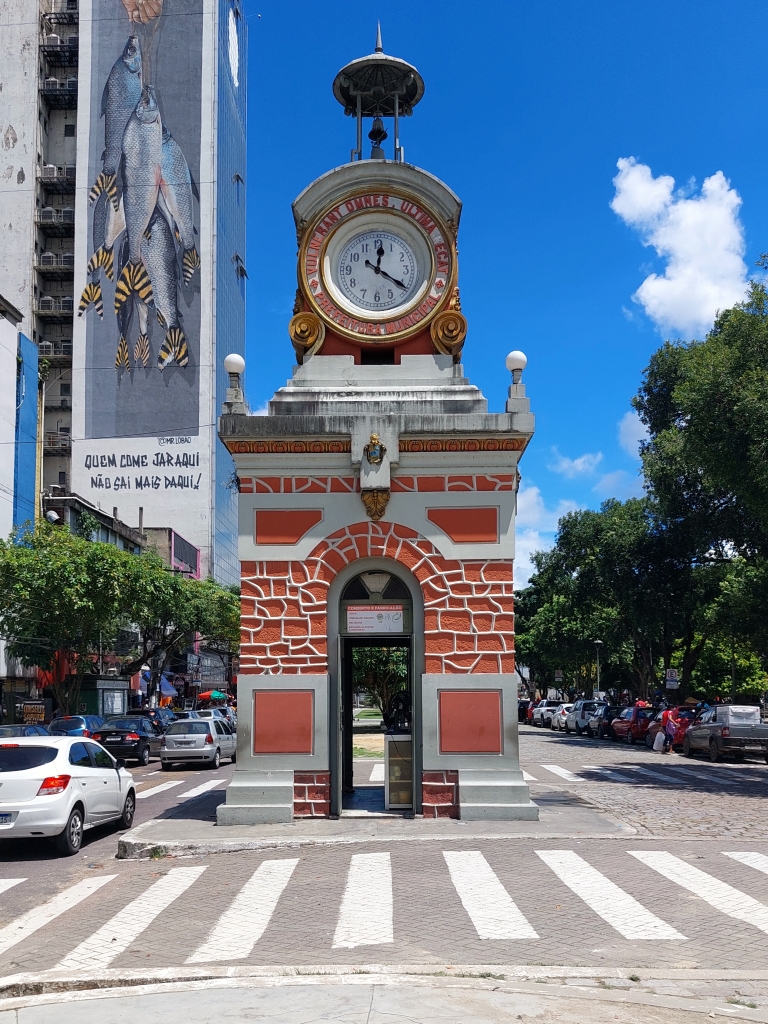 Clock tower in Manaus