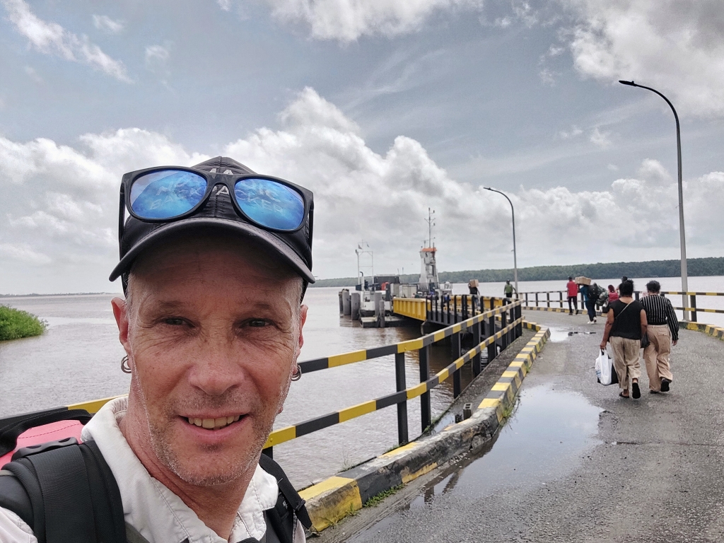 Walking to the ferry in Moleson Creek