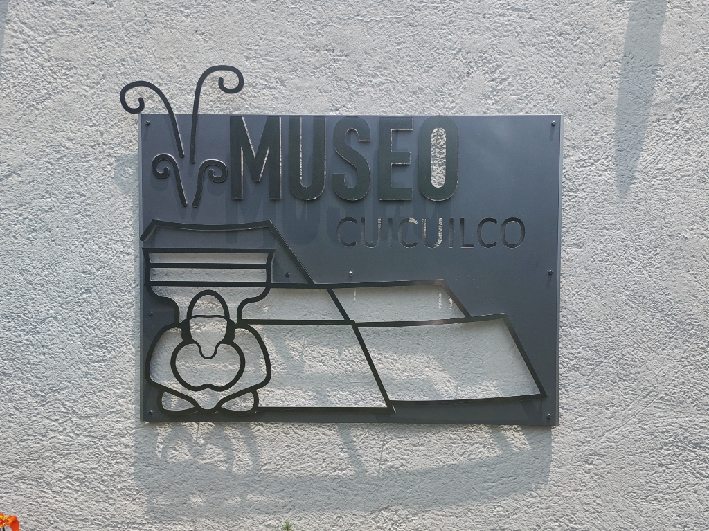 Museo Cuicuilco sign in CDMX