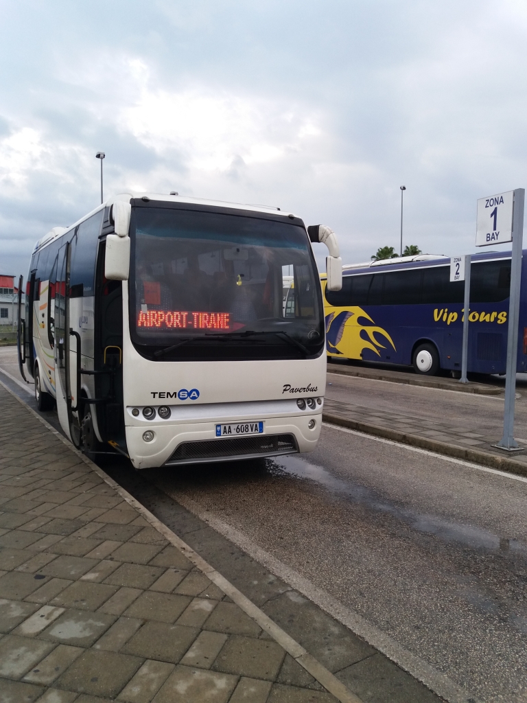Luna Travel Tirana airport shuttle