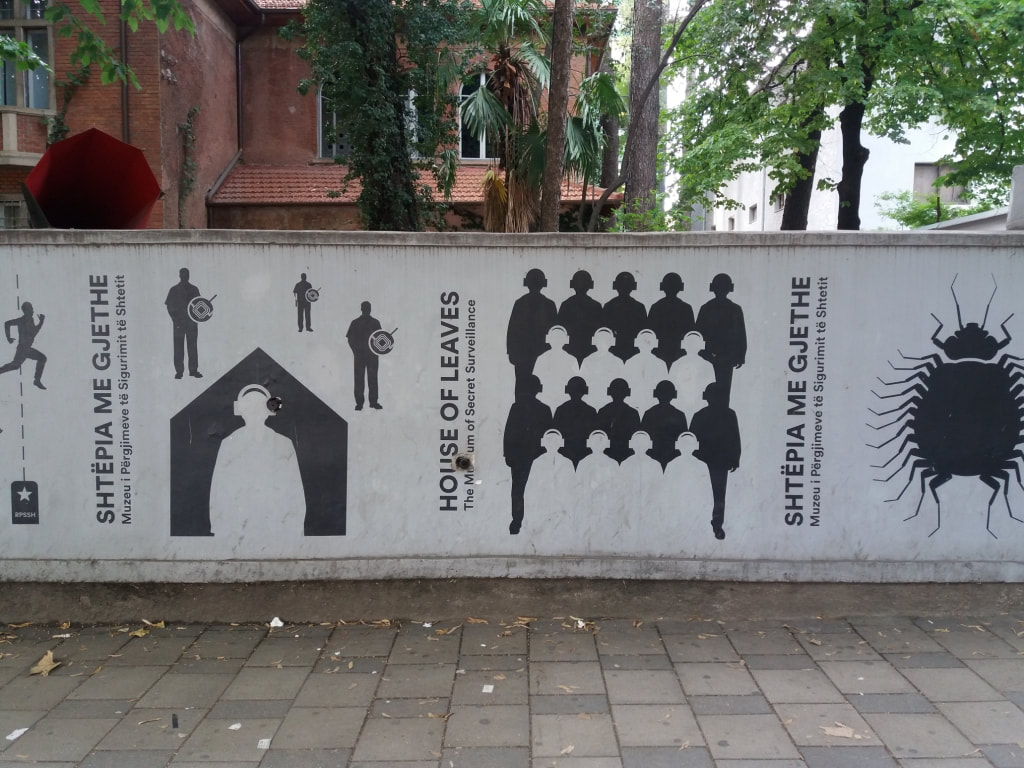 House of Leaves surveillance Museum in Tirana