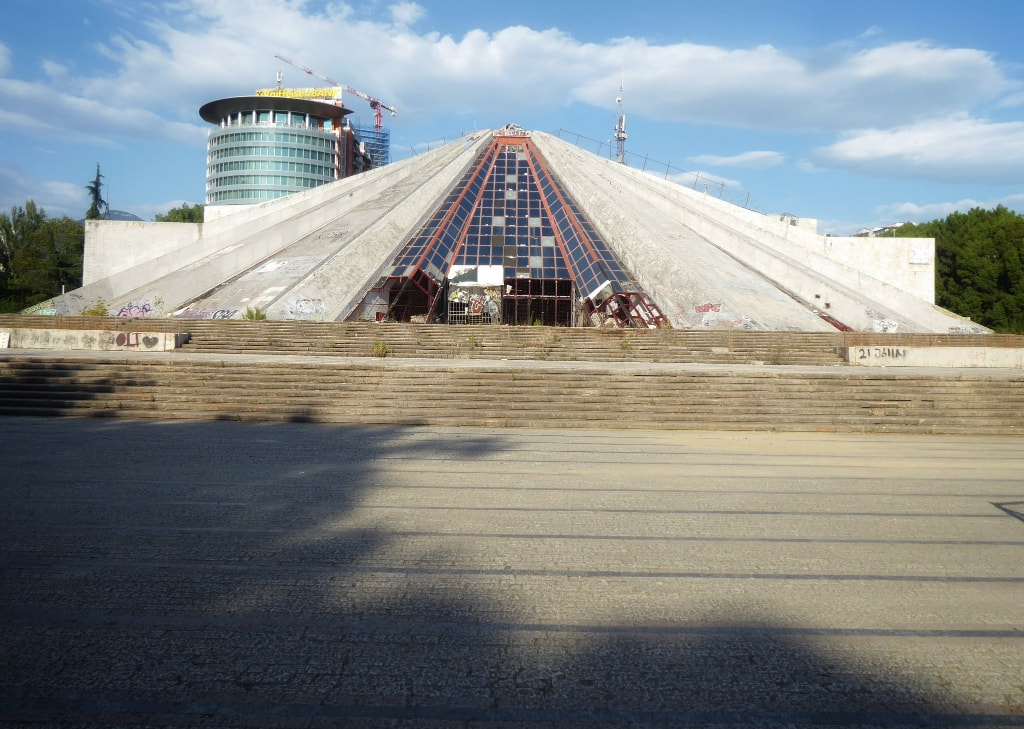 The Pyramid in Tirana, Albania