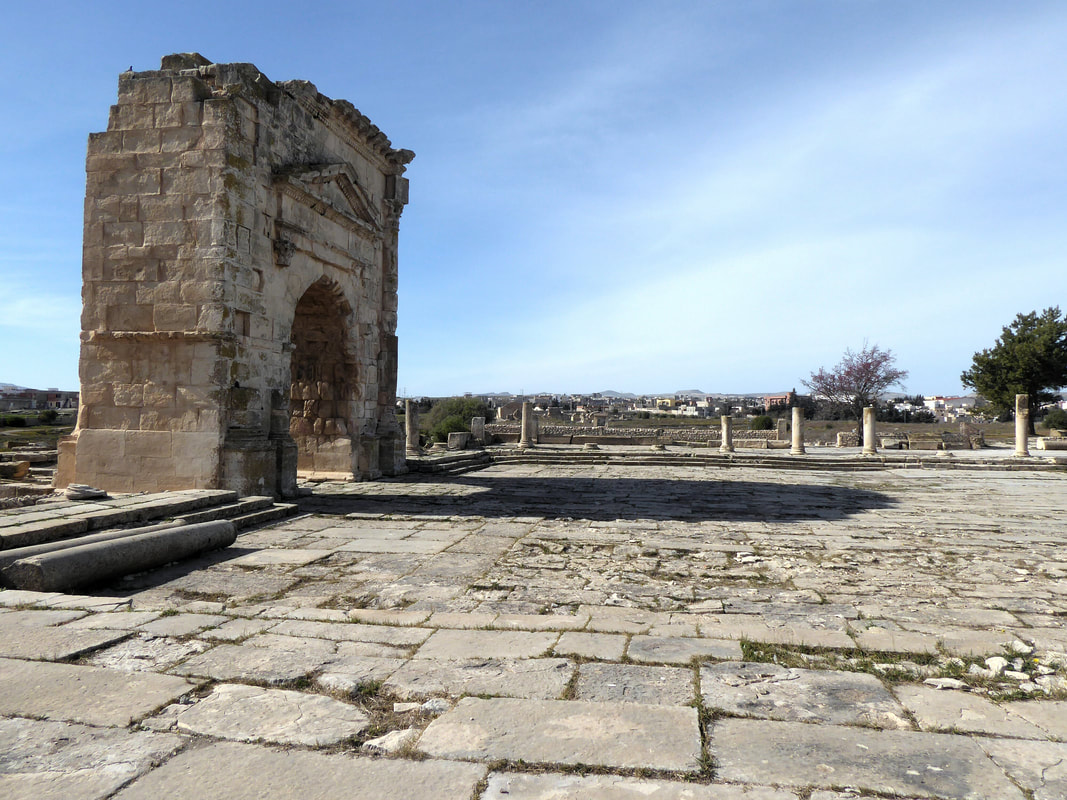 Arc de Trajan at Mactaris in Tunisia