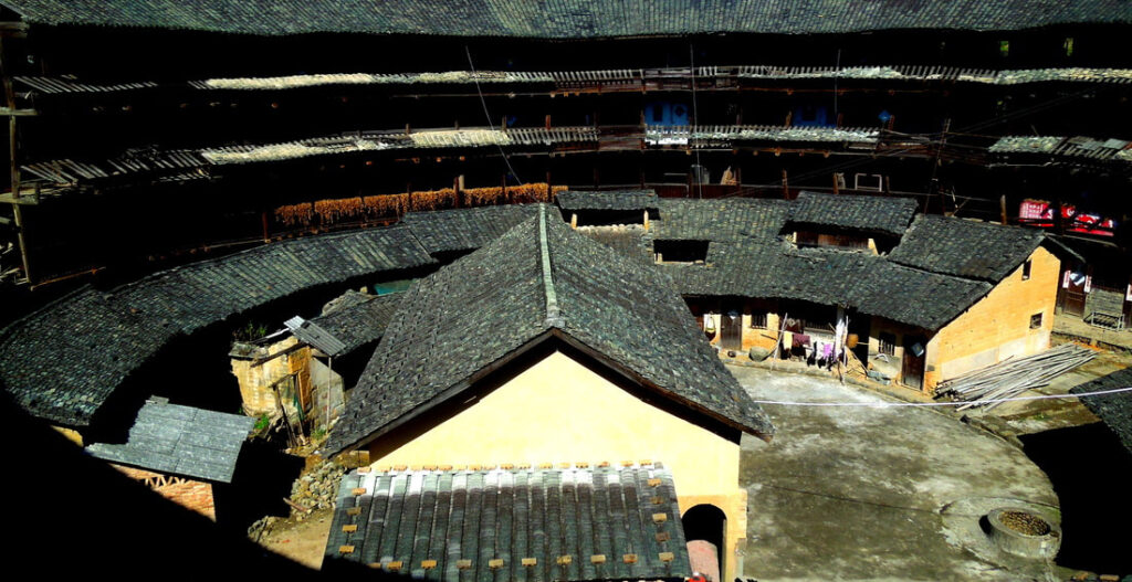 interior courtyard traditional Fujian Tulou